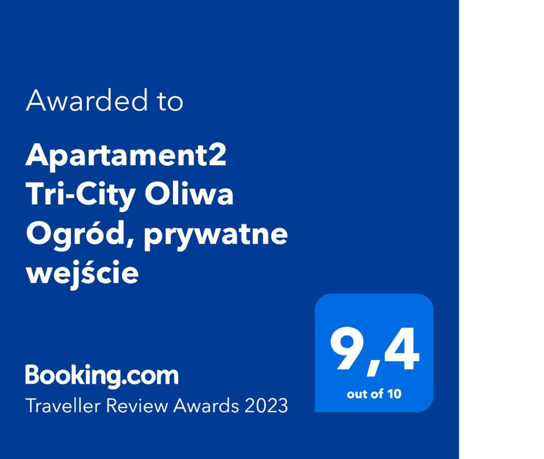 Apartament2 Tri-City Oliwa Ogród, prywatne wejście Gdańsk Zewnętrze zdjęcie